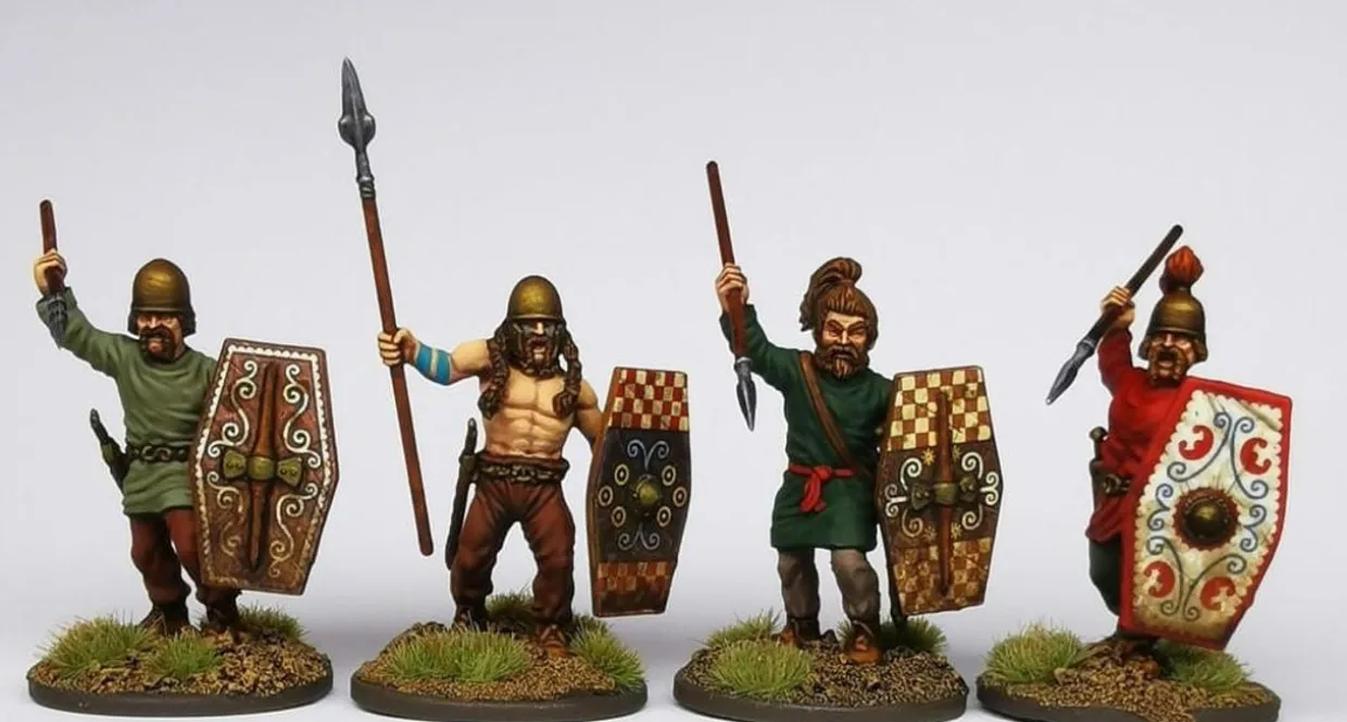 Victrix 28mm Unarmoured Gallic Warriors
