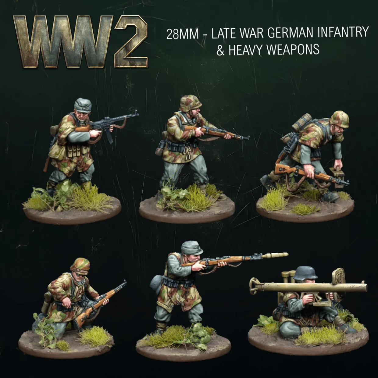 Victrix 28mm WWII German Infantry & Heavy Weapons 1944-1945