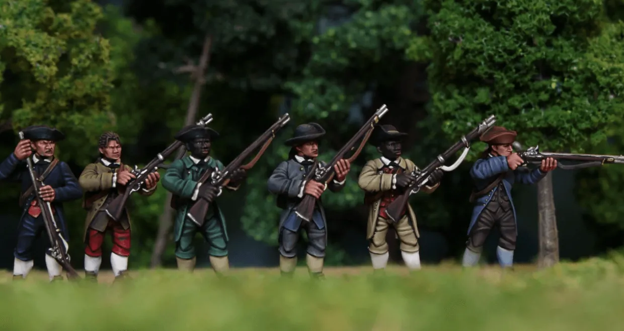 Wargames Atlantic 28mm Age of Reason - Minutemen (American Militia)