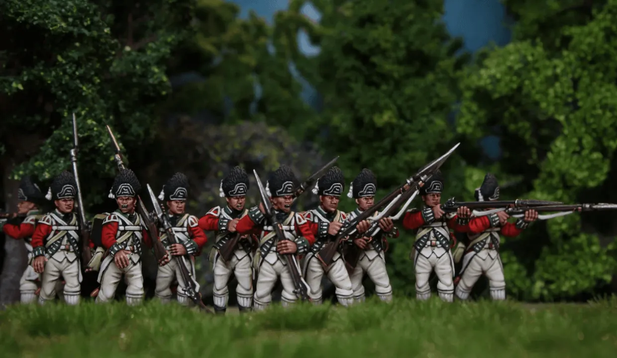 Wargames Atlantic 28mm Age of Reason - British 5th Regiment of Foot (Grenadiers)