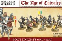 Wargames Atlantic 28mm Age of Chivalry - Foot Knights 1150-1320