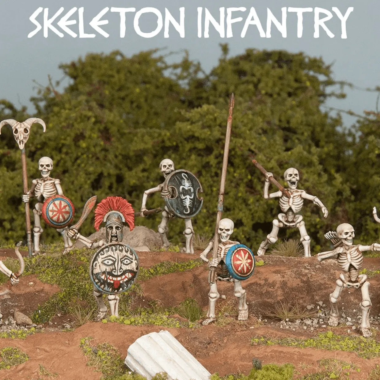 Wargames Atlantic 28mm Classic Fantasy - Skeleton Infantry