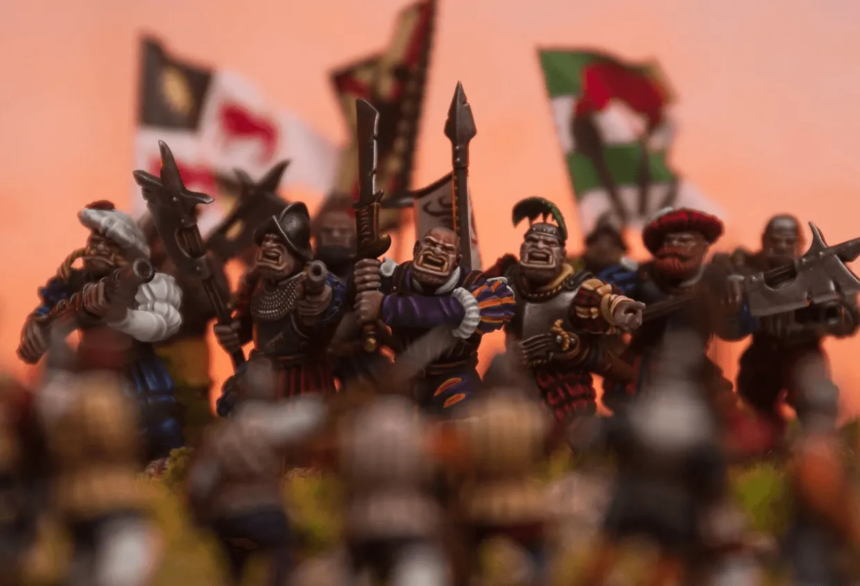 Wargames Atlantic 28mm Classic Fantasy - Landsknecht Ogres