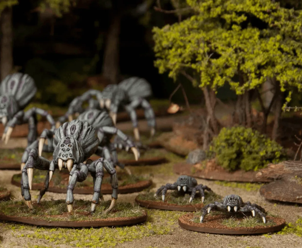 Wargames Atlantic 28mm Classic Fantasy - Giant Spiders