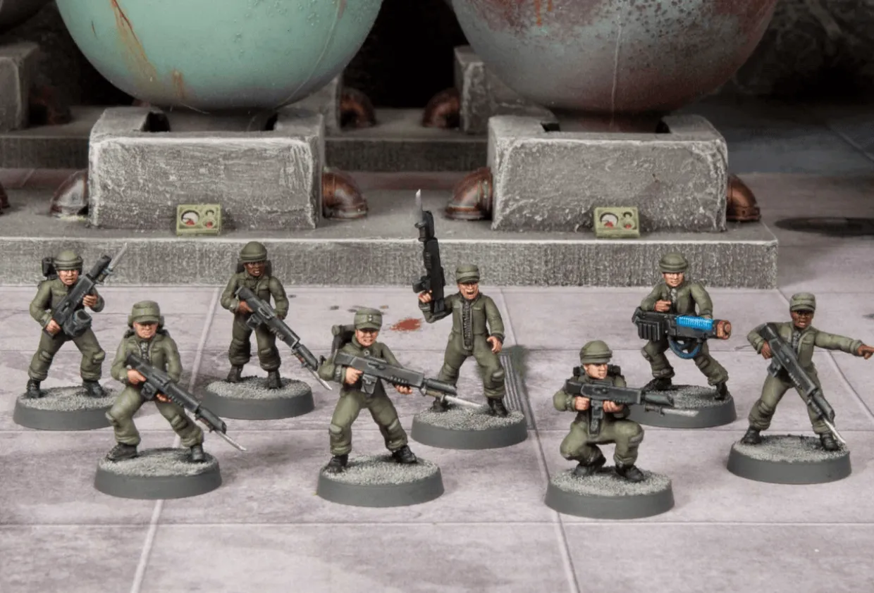 Wargames Atlantic 28mm Death Fields - Cannon Fodder Male Set