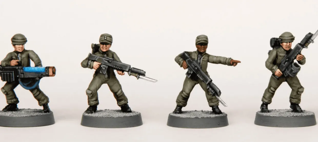 Wargames Atlantic 28mm Death Fields - Cannon Fodder Male Set