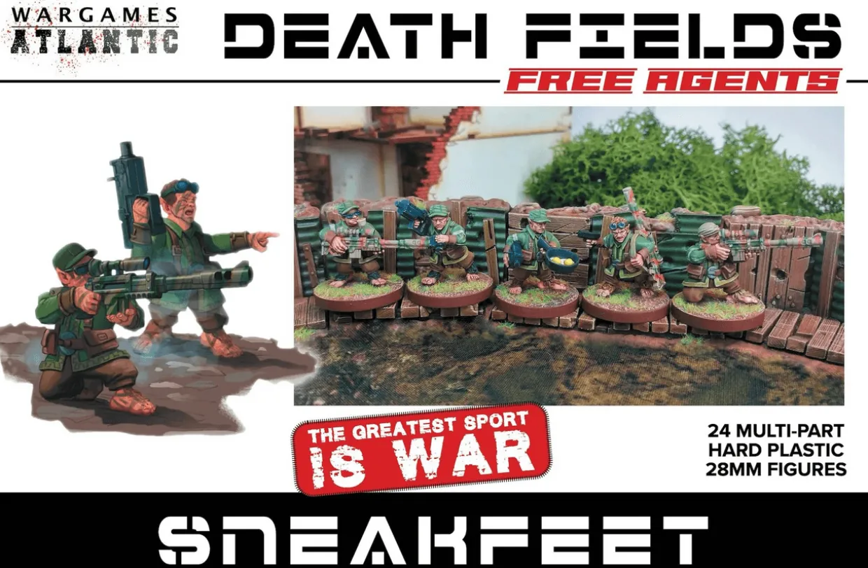 Wargames Atlantic 28mm Death Fields - Sneakfeet