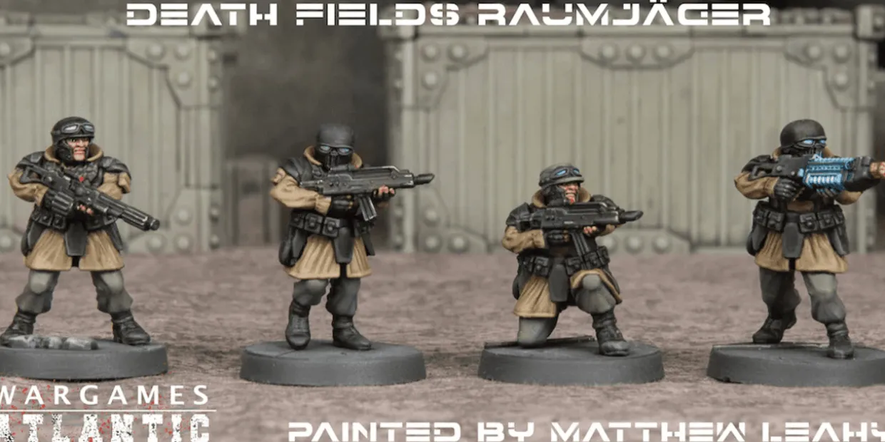 Wargames Atlantic 28mm Death Fields - Raumjager Infantry