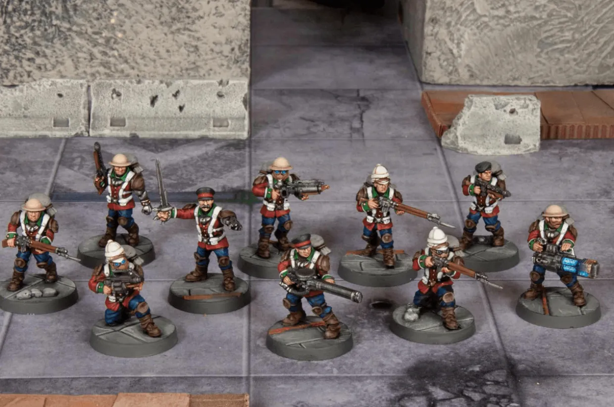 Wargames Atlantic 28mm Death Fields - Bulldogs Infantry