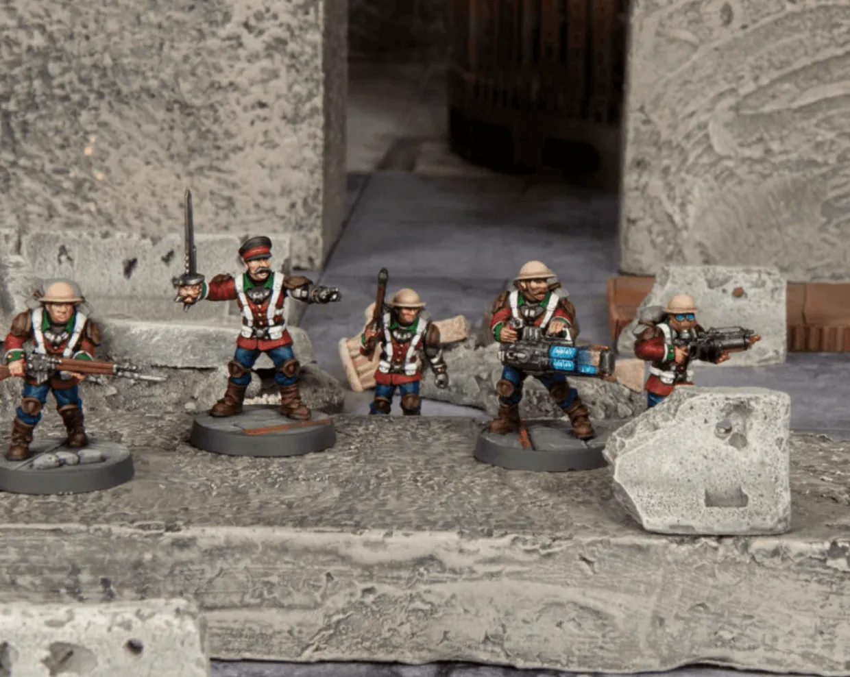 Wargames Atlantic 28mm Death Fields - Bulldogs Infantry