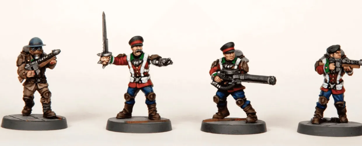 Wargames Atlantic 28mm Death Fields - Bulldogs Infantry