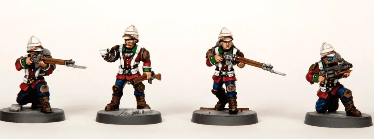 Wargames Atlantic 28mm Death Fields - Bulldogs Infantry