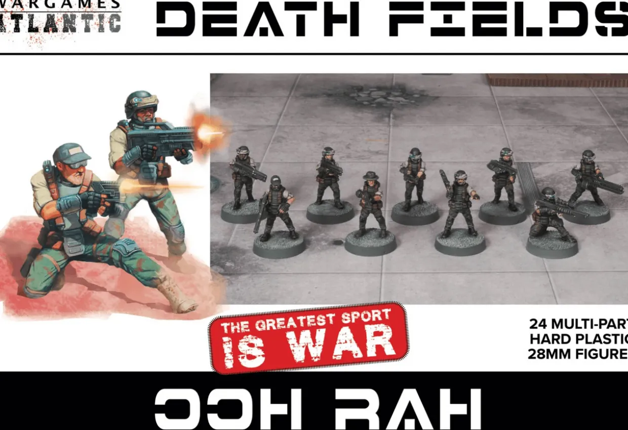 Wargames Atlantic 28mm Death Fields - Ooh Rah Infantry