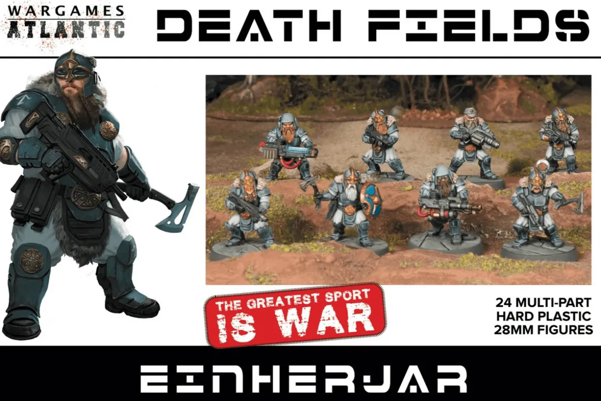 Wargames Atlantic 28mm Death Fields - Einherjar Infantry