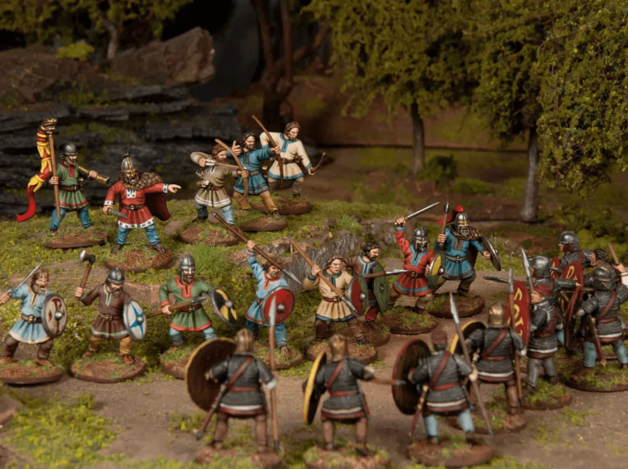 Wargames Atlantic 28mm Decline and Fall - Goth Warriors