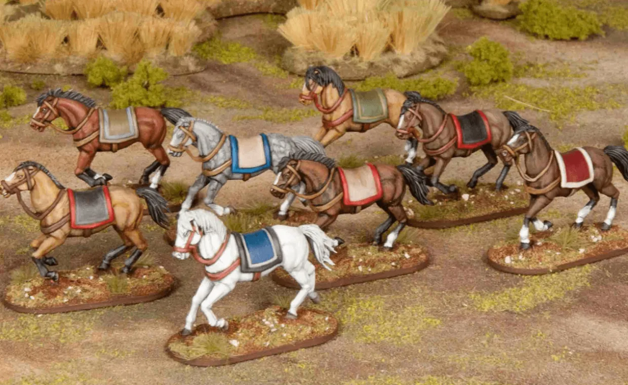 Wargames Atlantic 28mm General Accoutrements - Horses