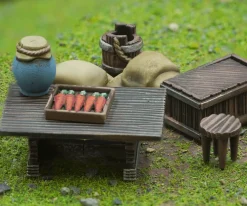 Wargames Atlantic 28mm General Accoutrements - Markets & Barricades