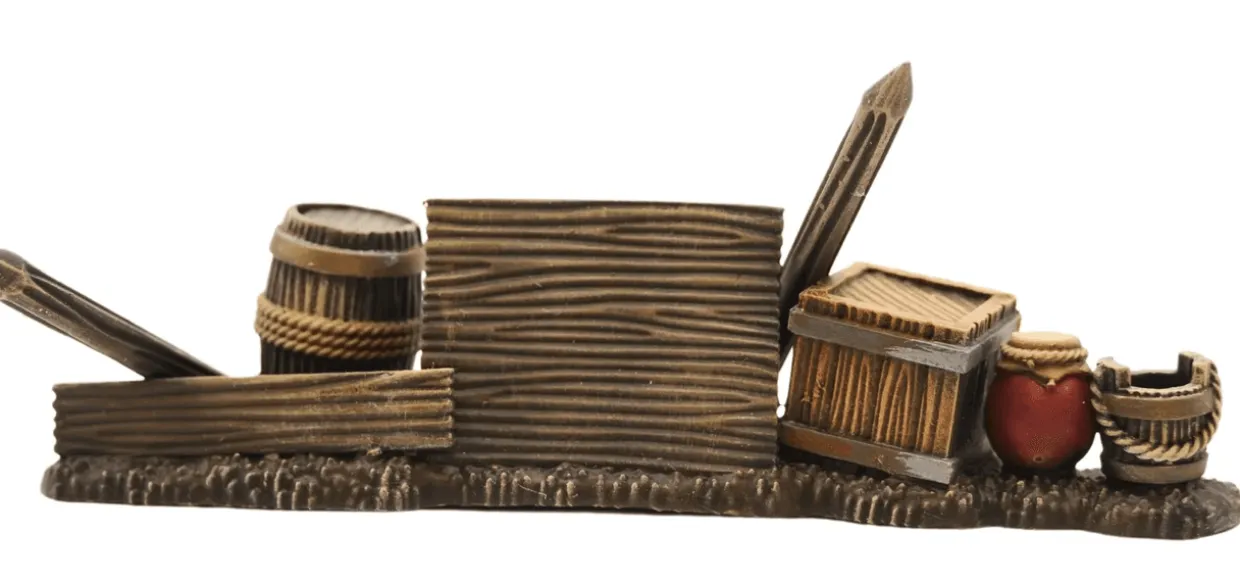 Wargames Atlantic 28mm General Accoutrements - Markets & Barricades