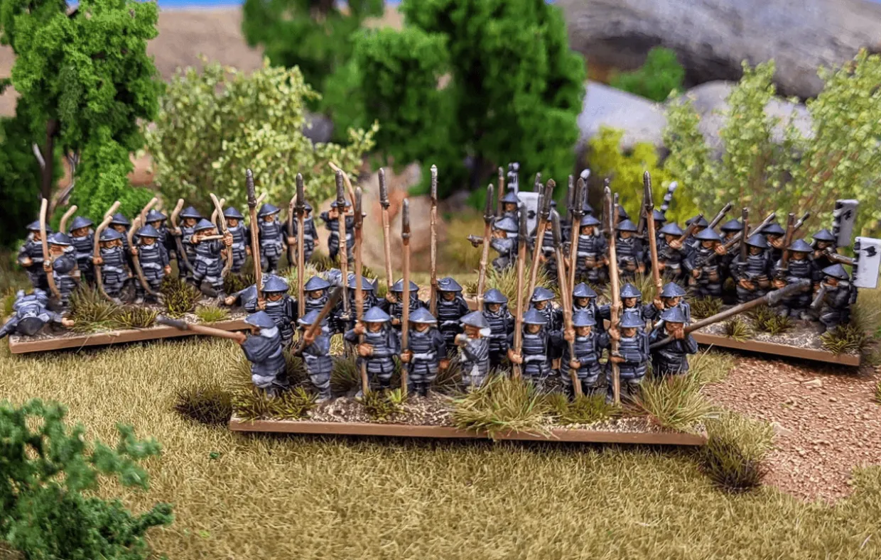 Wargames Atlantic 10mm Grand Battle Scale - Ashigaru