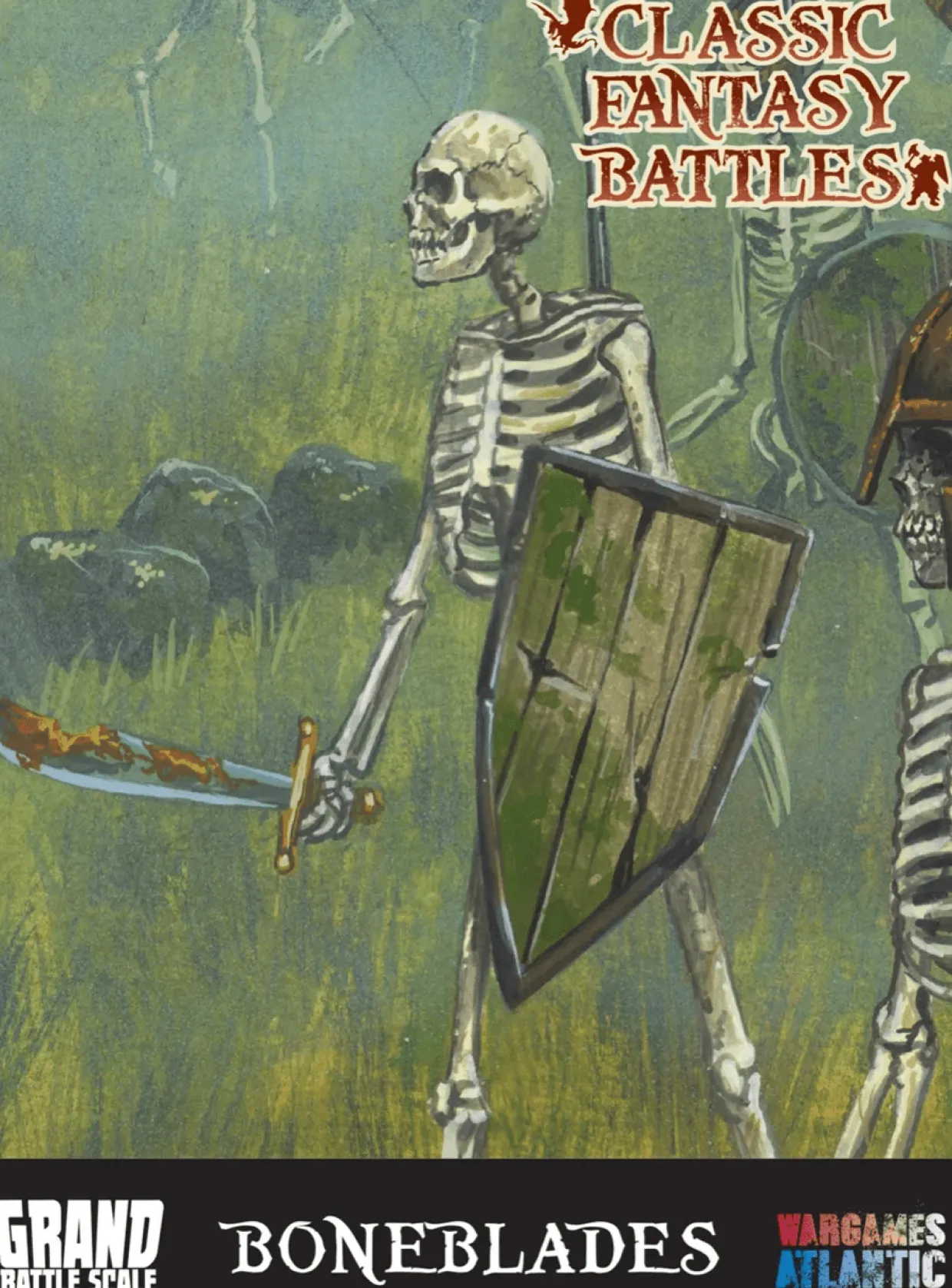 Wargames Atlantic 10mm Grand Battle Scale - Classic Fantasy Battle Undead Boneblades