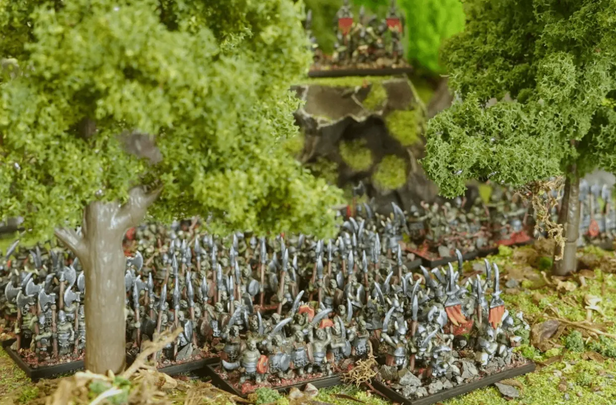 Wargames Atlantic 10mm Grand Battle Scale - Classic Fantasy Battle Orc Horde