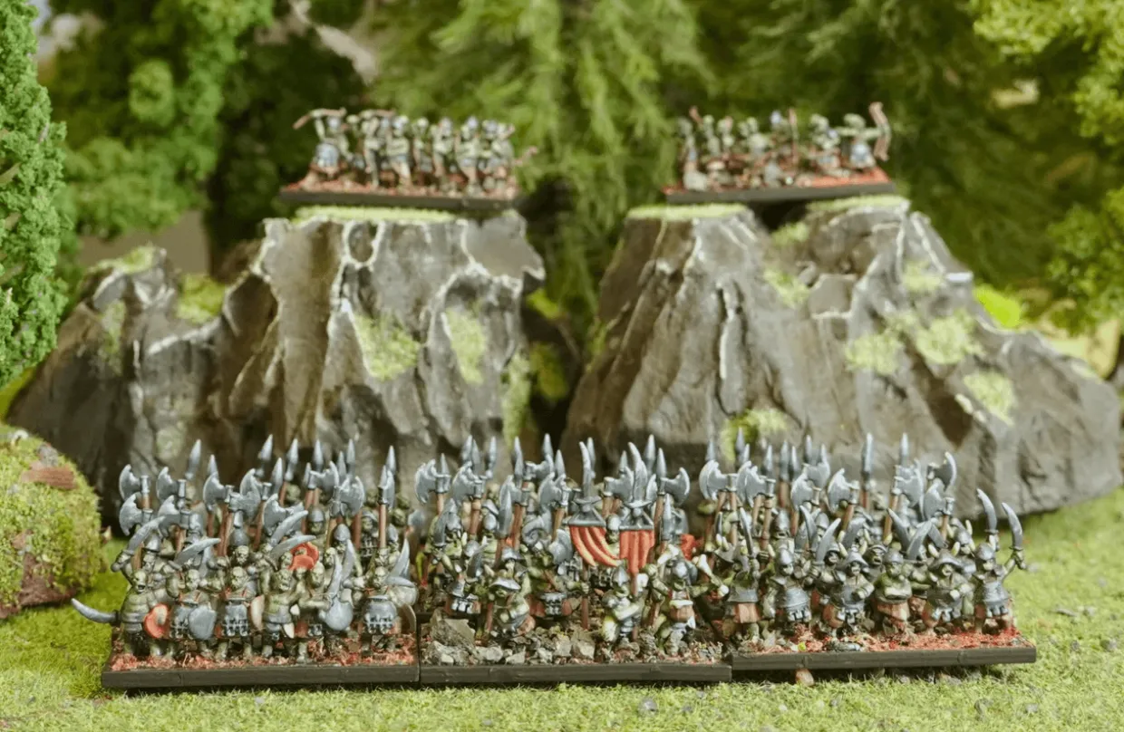 Wargames Atlantic 10mm Grand Battle Scale - Classic Fantasy Battle Orc Horde