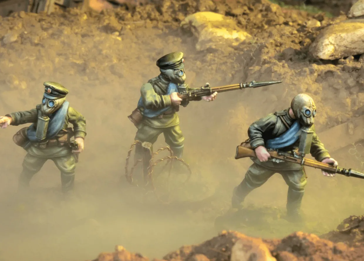 Wargames Atlantic 28mm Great War - WWI Russian Infantry