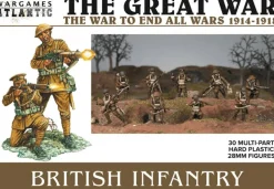 Wargames Atlantic 28mm Great War - WWI British Infantry 1916-1918