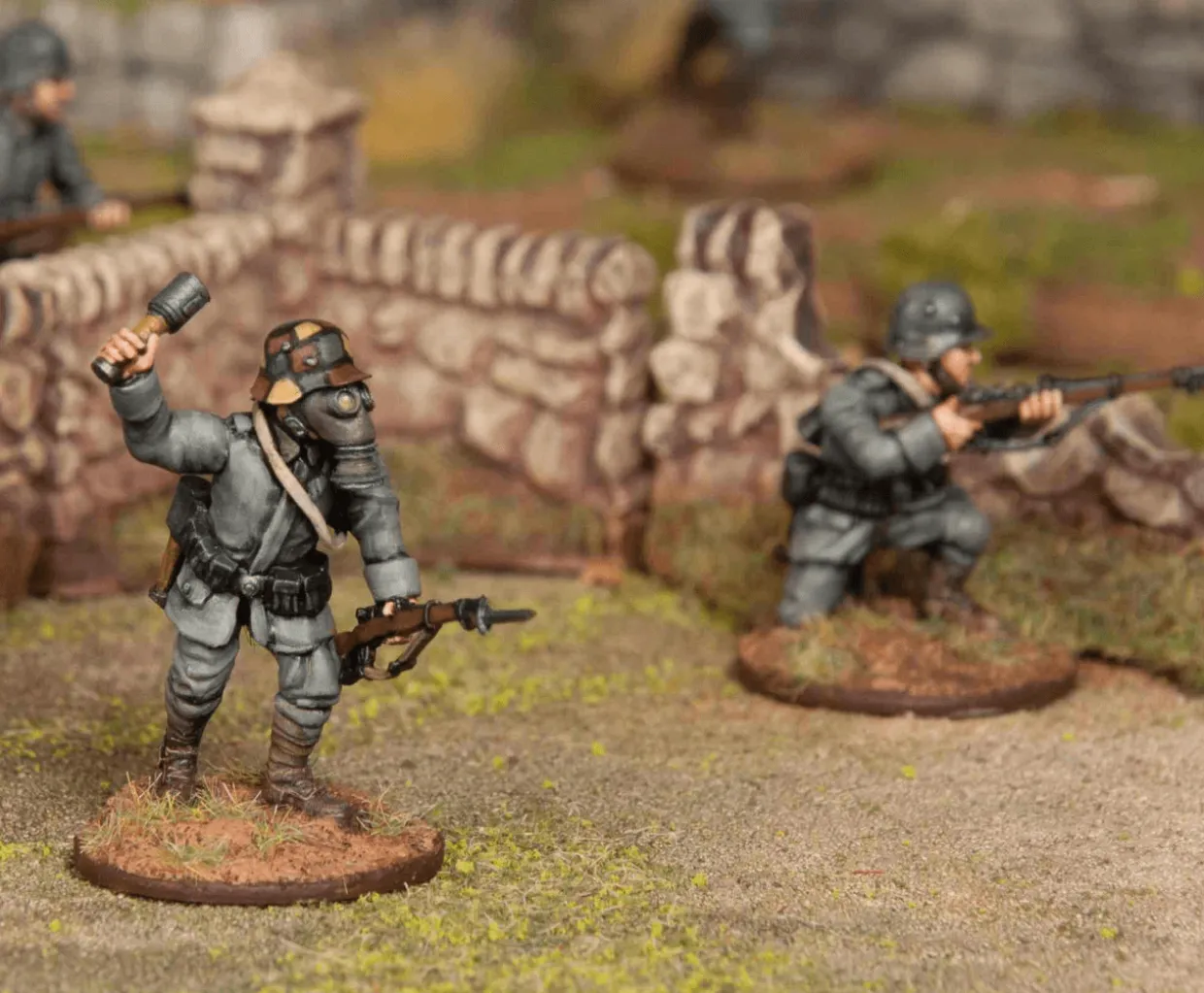 Wargames Atlantic 28mm Great War - WWI German Infantry 1916-1918