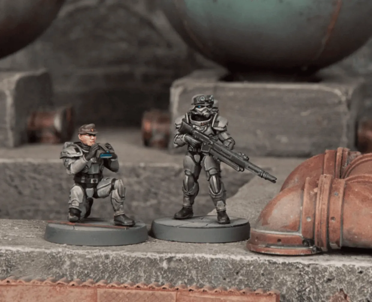 Wargames Atlantic 28mm Iron-Core - Eisenkern Stormtroopers