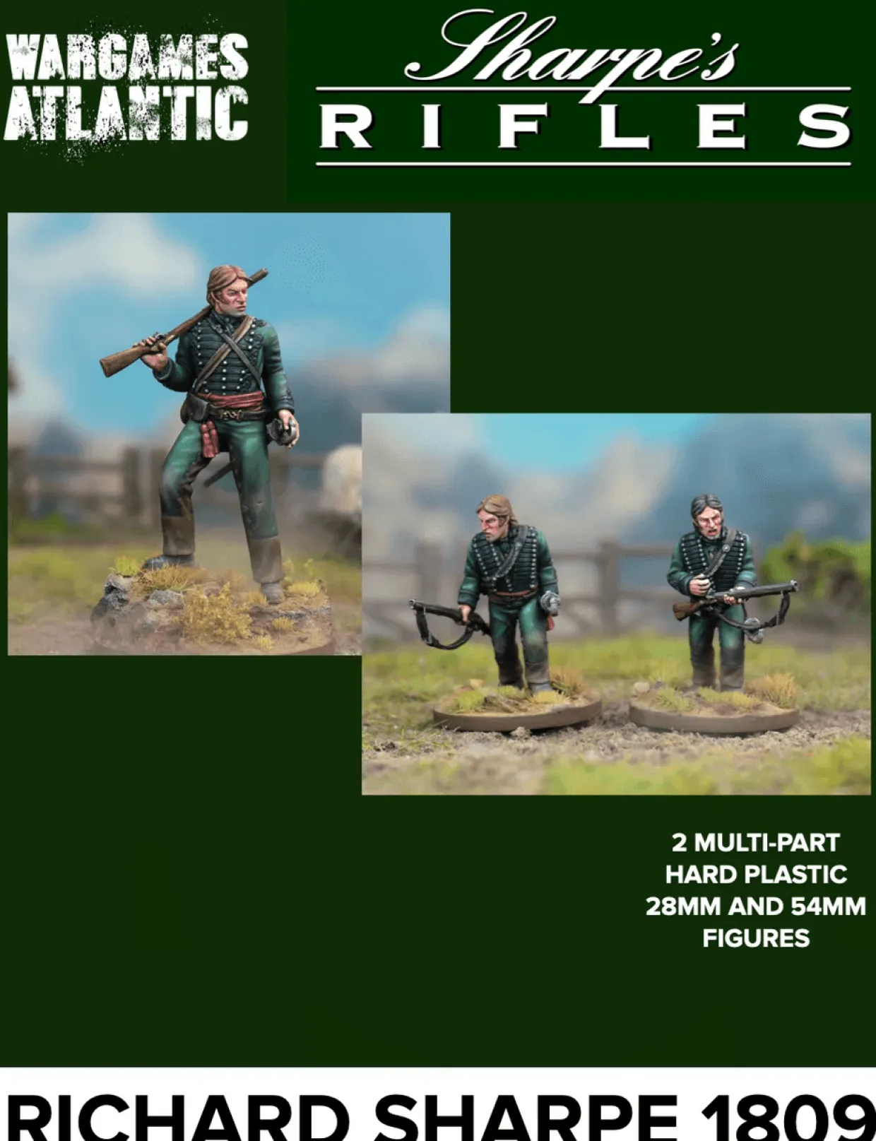 Wargames Atlantic 28mm Napoleonic Wars - Sharp's Rifles - Richard Sharpe 1809