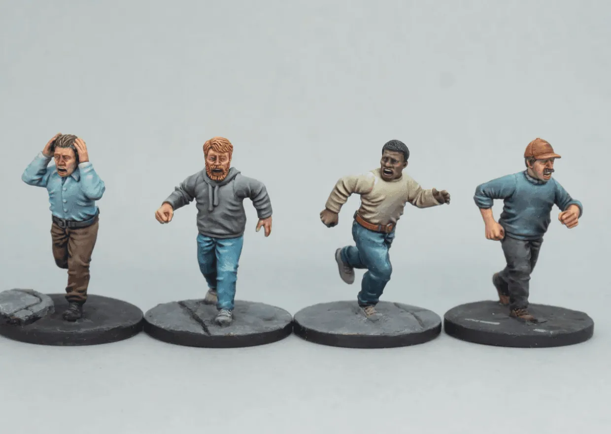 Wargames Atlantic 28mm Pulp Adventure - Civilians and Survivors Set 1 - Men