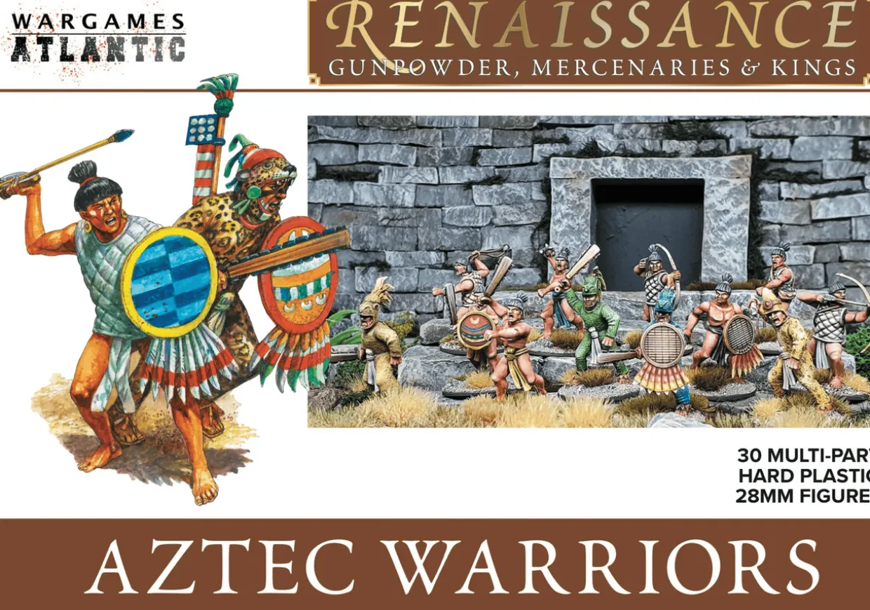 Wargames Atlantic 28mm Renaissance - Aztec Warriors