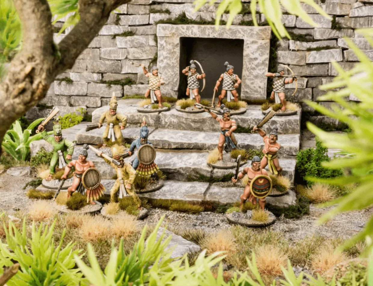 Wargames Atlantic 28mm Renaissance - Aztec Warriors