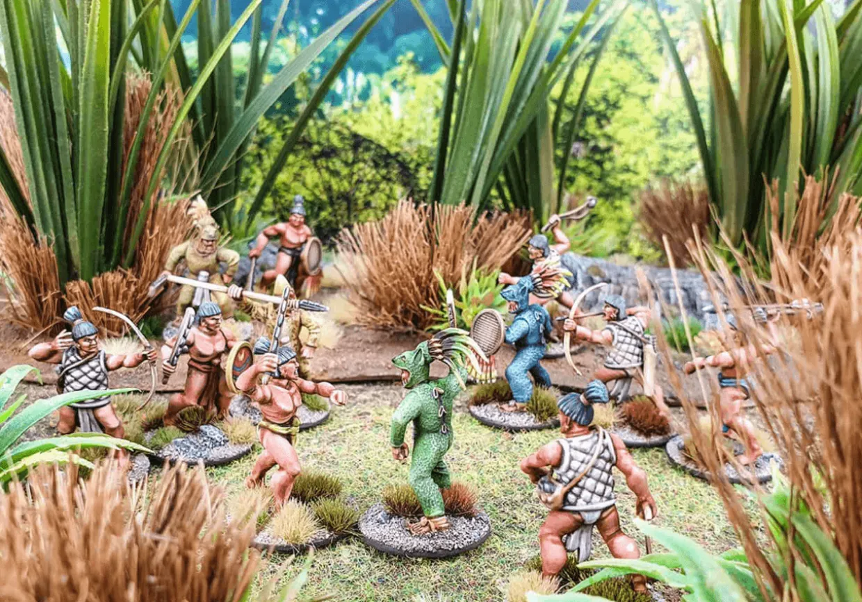Wargames Atlantic 28mm Renaissance - Aztec Warriors
