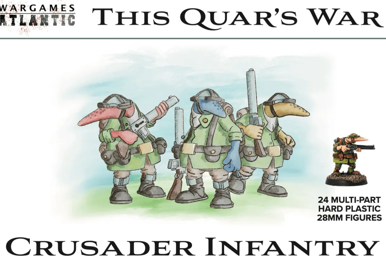 Wargames Atlantic 28mm This Quar's War - Crusader Infantry