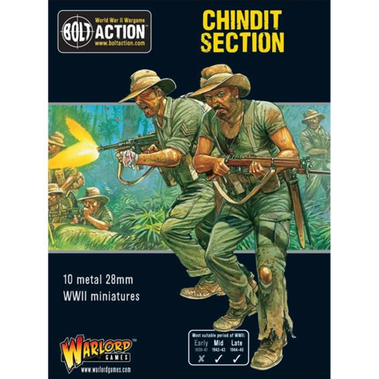 Warlord Games 28mm Bolt Action - British Forces - Chindit Section 1942-1945