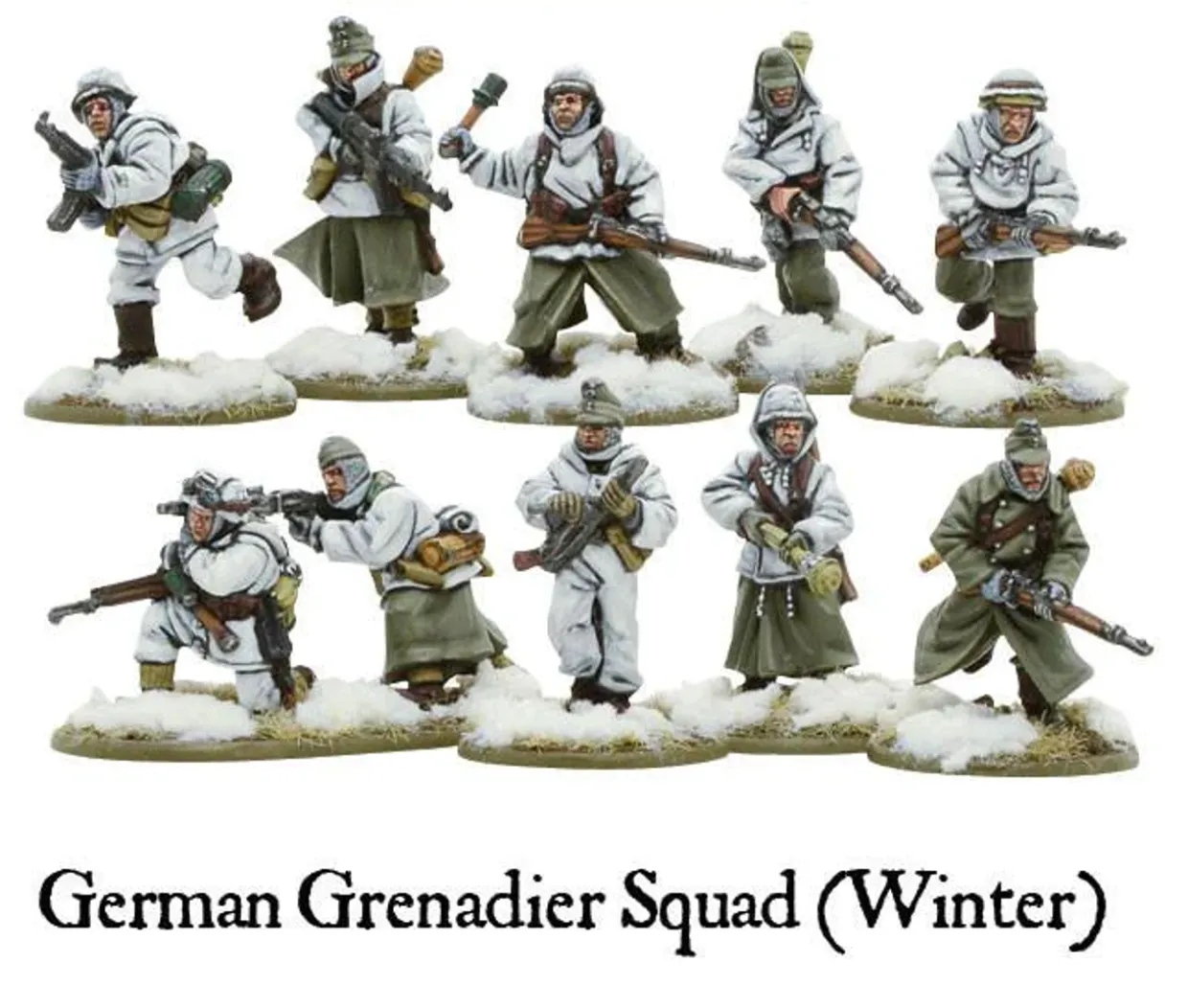 Warlord Games 28mm Bolt Action - German Forces - Grenadiers in Winter Clothing 1942-1945