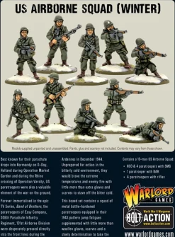 Warlord Games 28mm Bolt Action - US Forces - Airborne Squad in Winter Uniform
