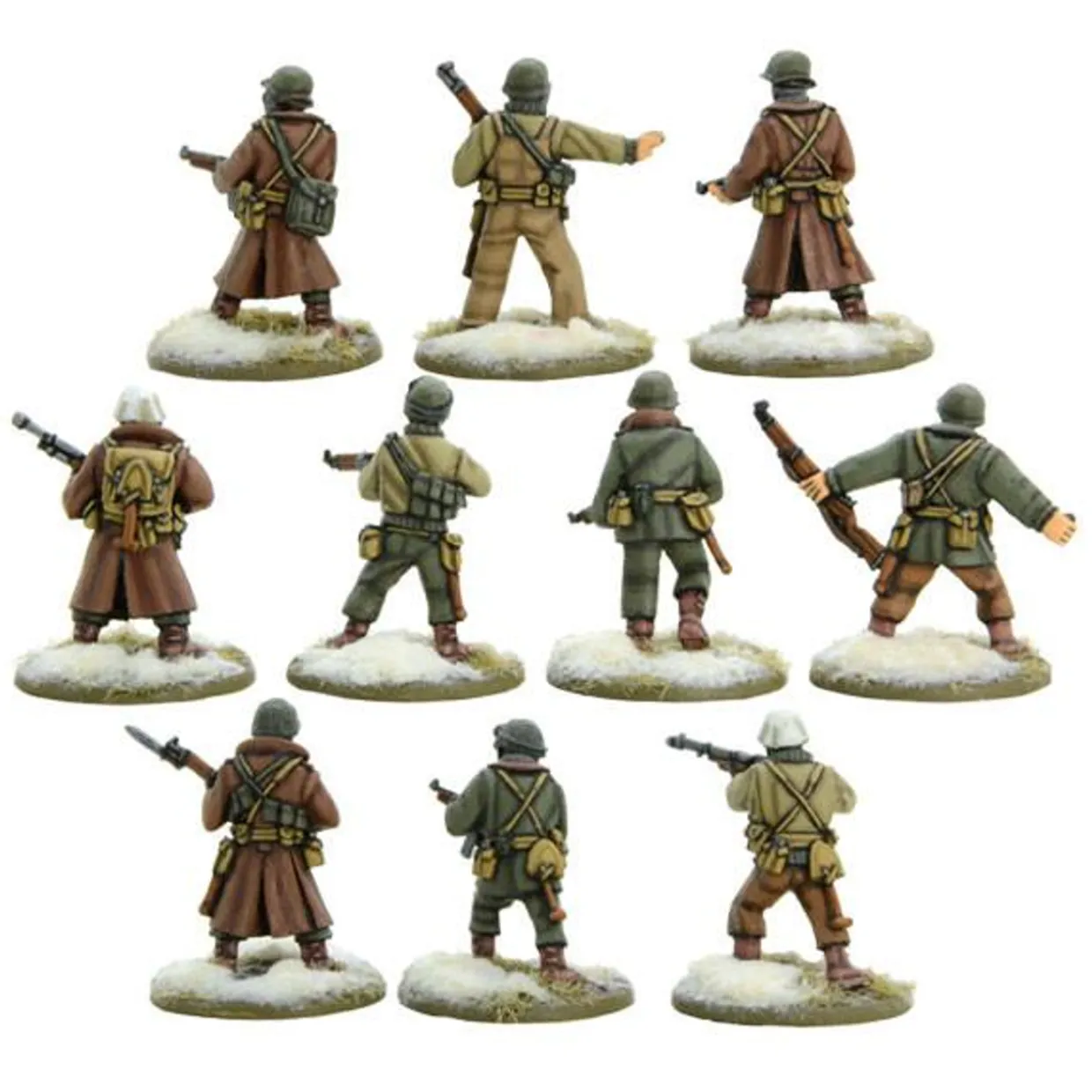 Warlord Games 28mm Bolt Action - US Forces - Army Veterans Squad (Winter) 1942-1945