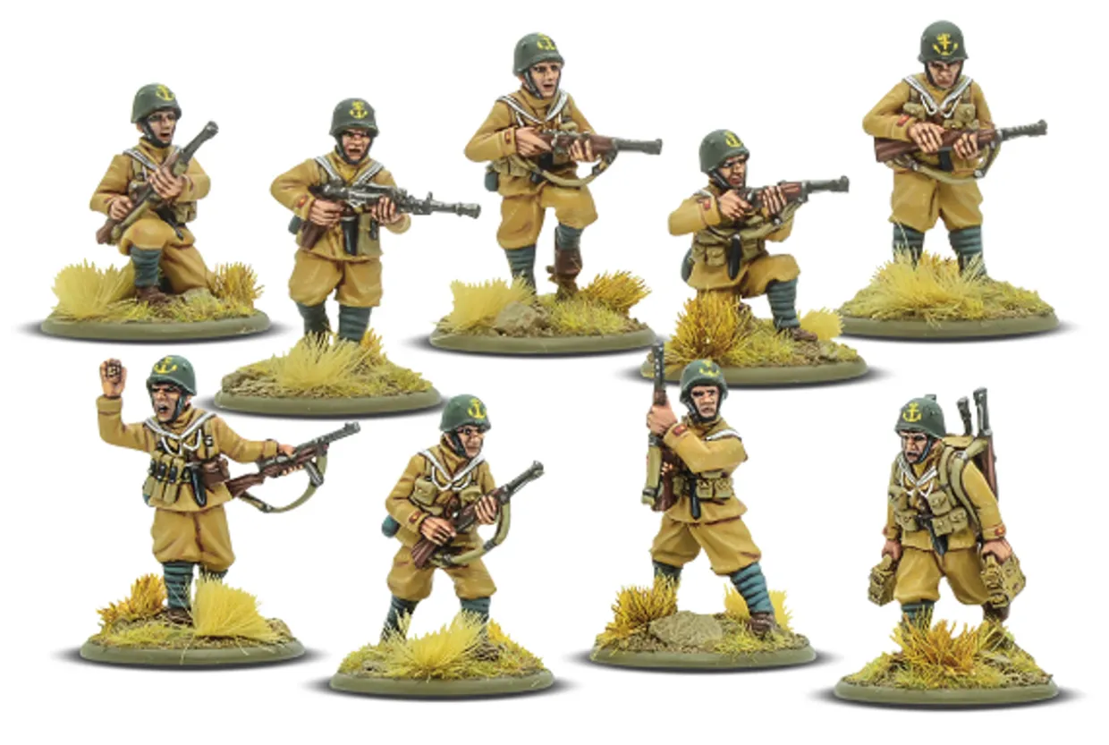 Warlord Games 28mm Bolt Action - Italian Forces - San Marco Marines Infantry Section 1939-1943
