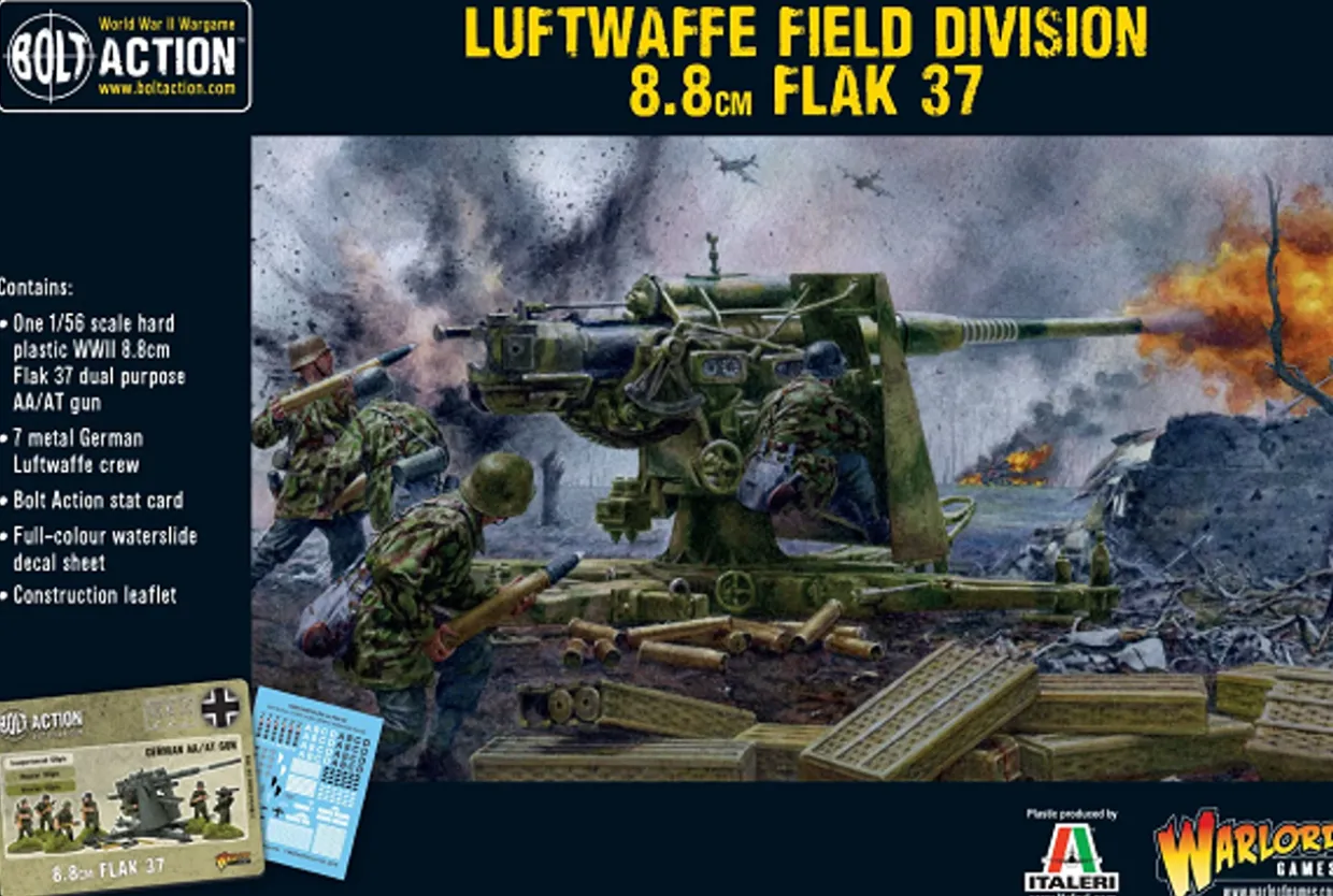 Warlord Games 28mm Bolt Action - German Forces - Luftwaffe Field Division 88mm Flak 37