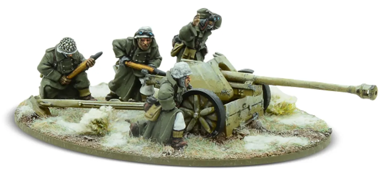 Warlord Games 28mm Bolt Action - German Forces - Heer 75mm PaK 40 ATG Winter