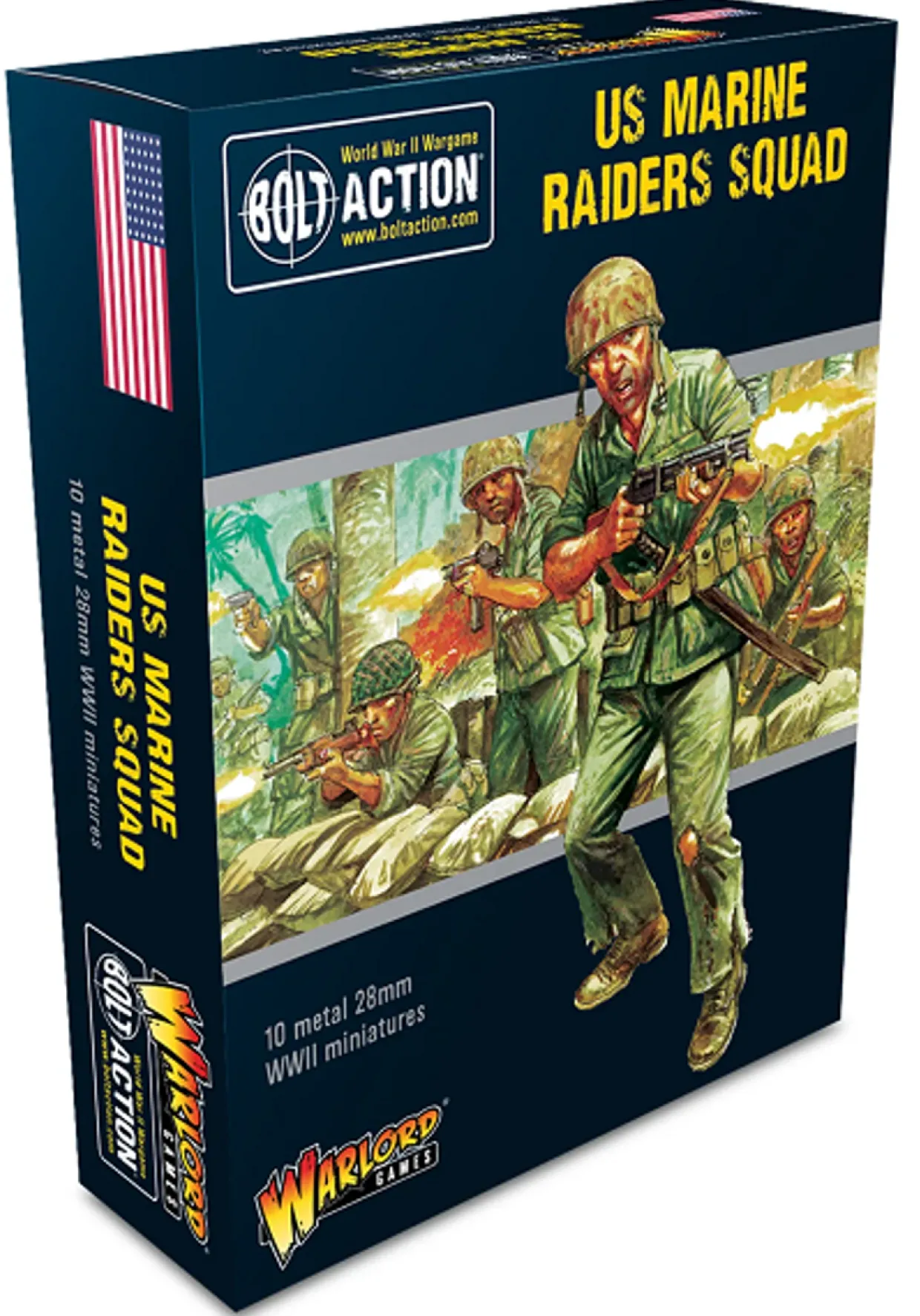 Warlord Games 28mm Bolt Action - US Forces - Marine Corps Raider Squad