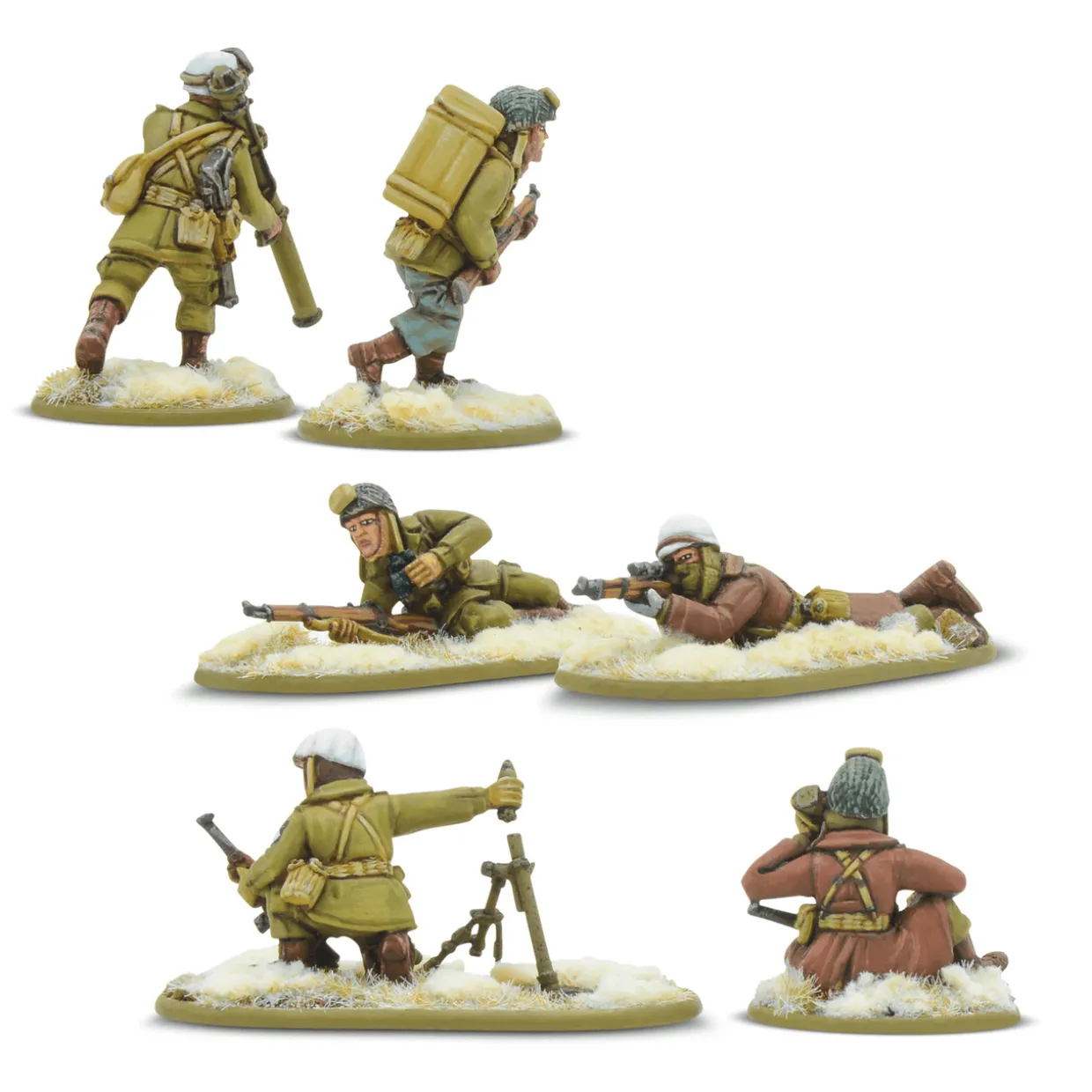 Warlord Games 28mm Bolt Action - US Forces - Airborne in Winter Uniform 1944-1945 - Weapon Teams