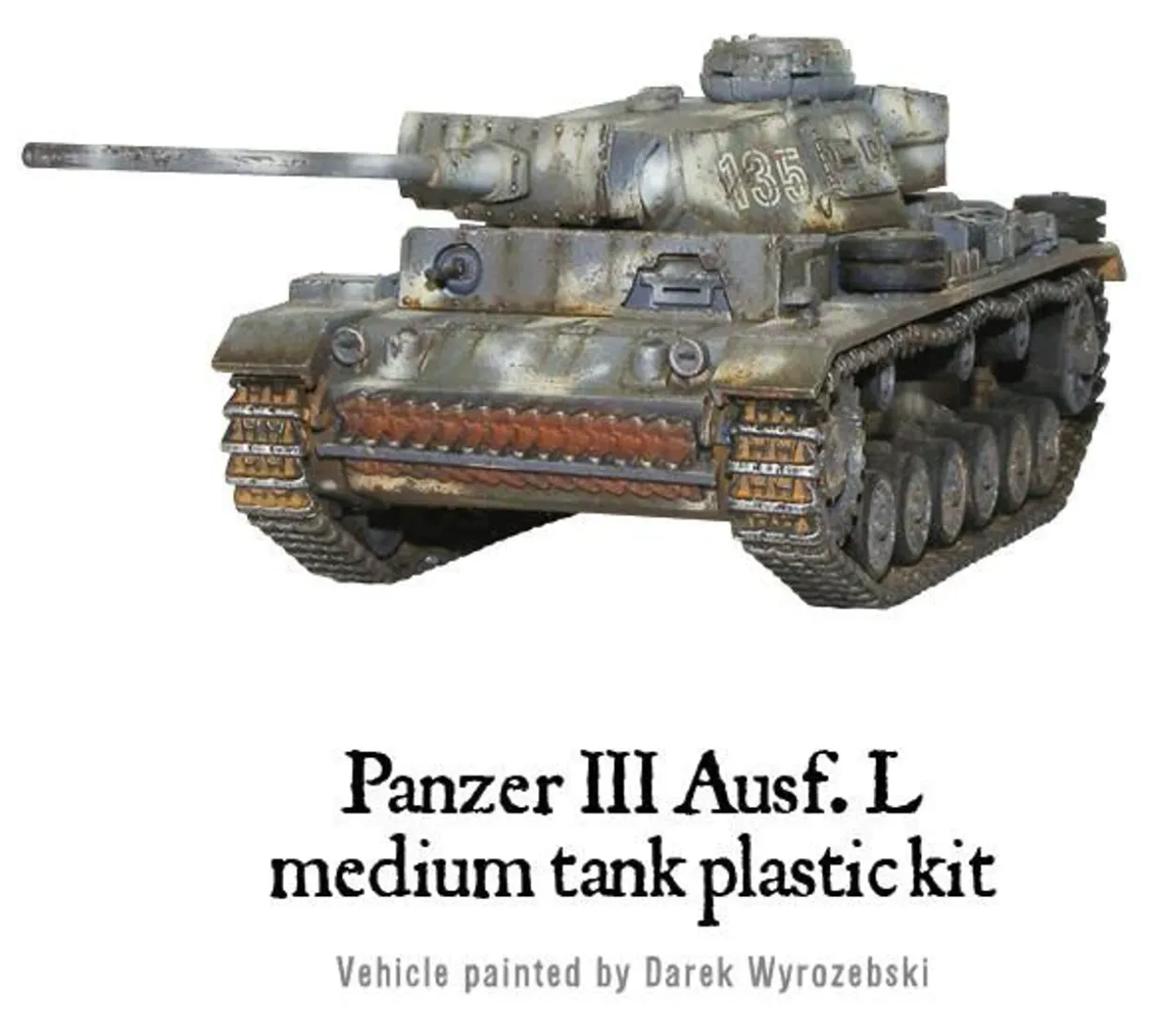 Warlord Games 28mm Bolt Action - German Forces - Pz.Kpfw.III Panzer III Light Tank