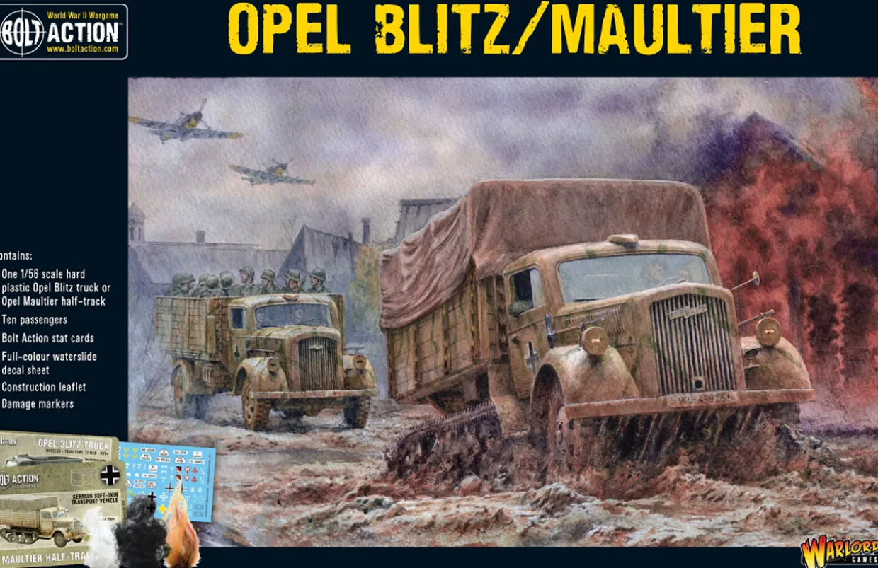 Warlord Games 28mm Bolt Action - German Forces - Opel Blitz or Maultier