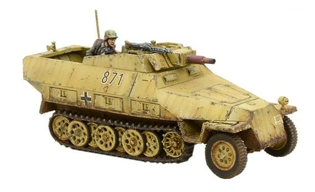Warlord Games 28mm Bolt Action - German Forces - Sd.Kfz.251/9 Ausf.D Stummel Half-Track