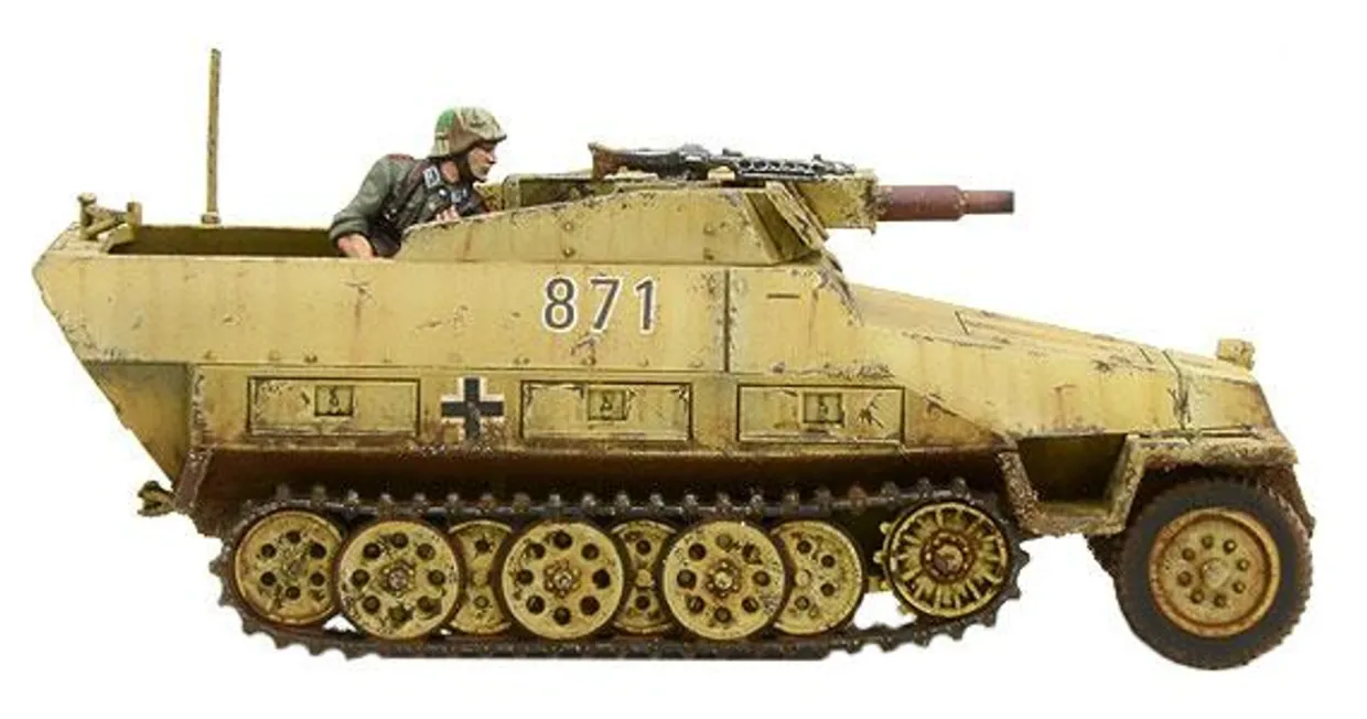 Warlord Games 28mm Bolt Action - German Forces - Sd.Kfz.251/9 Ausf.D Stummel Half-Track