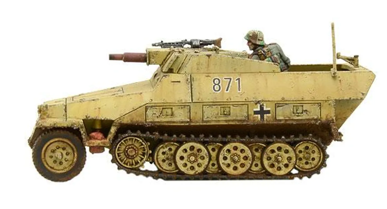 Warlord Games 28mm Bolt Action - German Forces - Sd.Kfz.251/9 Ausf.D Stummel Half-Track